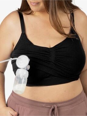 Kindred Bravely Black Hands-Free
Pumping Nursing Bra XL